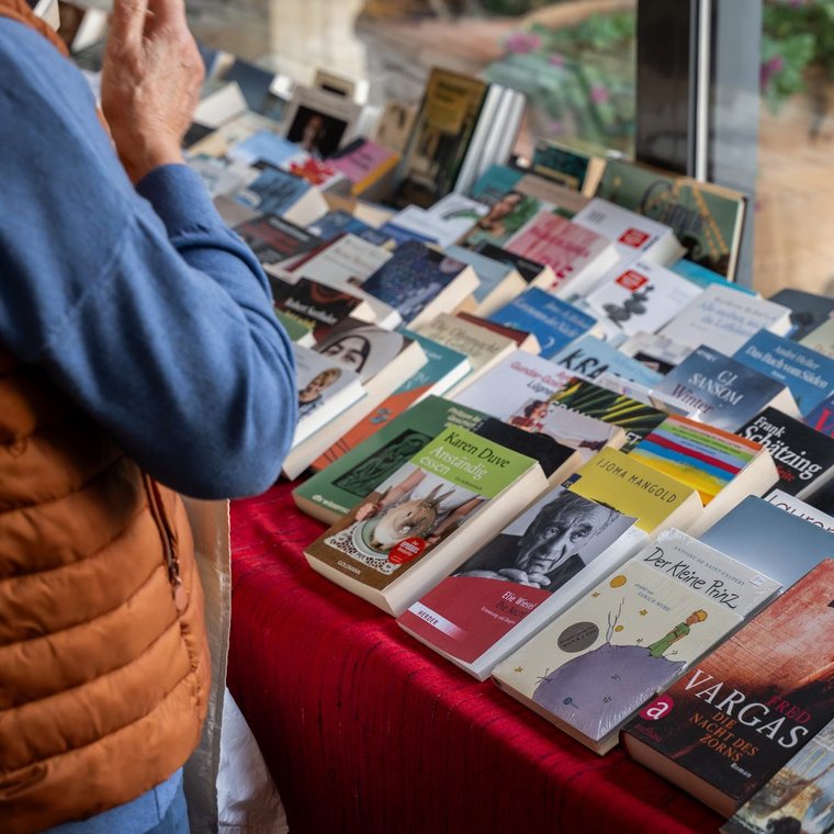 Bücherbasar – Deutsche und fremdsprachige Literatur, nach Genre sortiert – stöbern und entdecken.