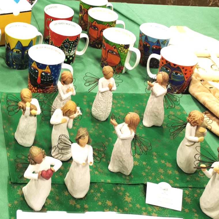 Special gift ideas – Handmade one-offs and novelties in the great hall.